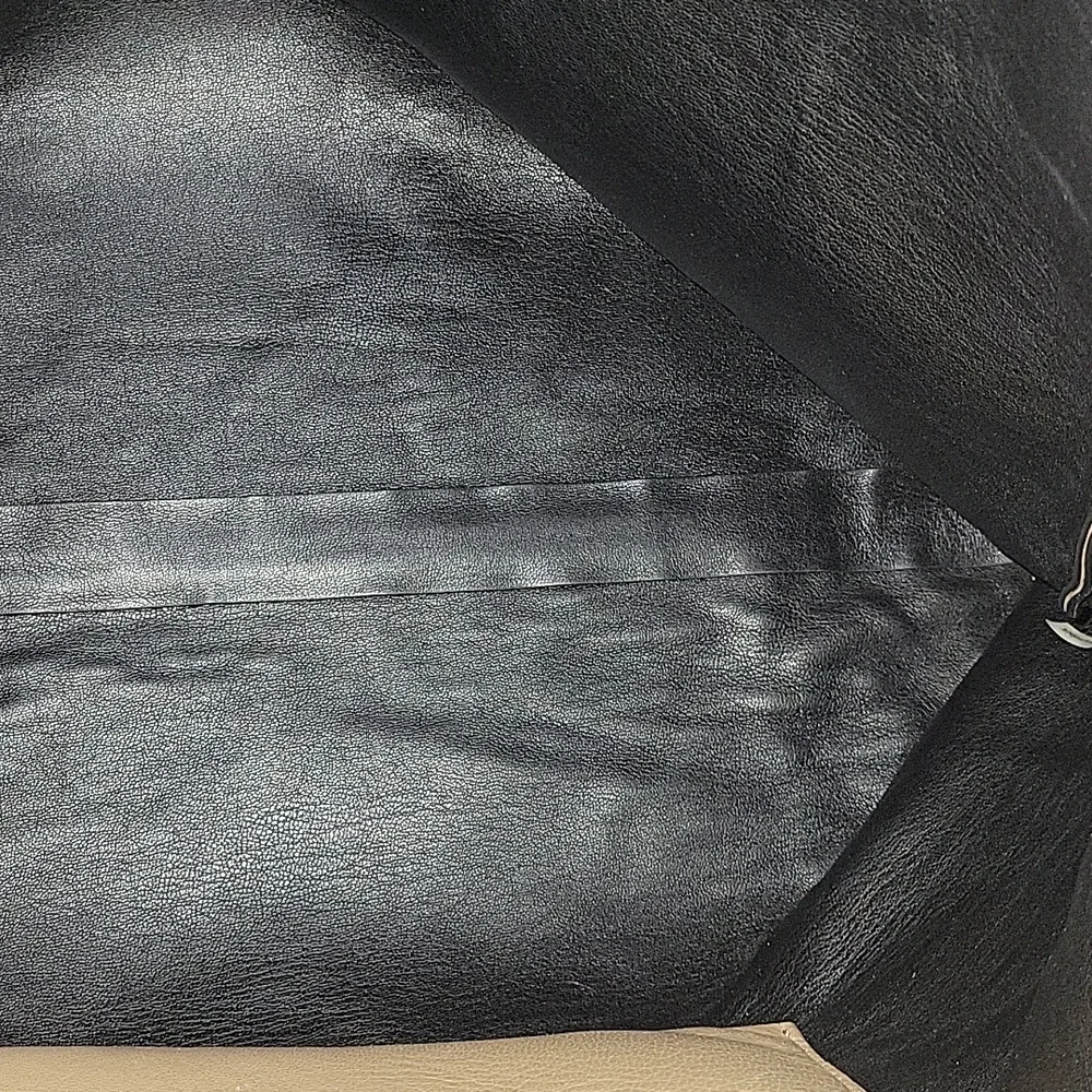 Theory Taupe Soft Leather Tote Bag
